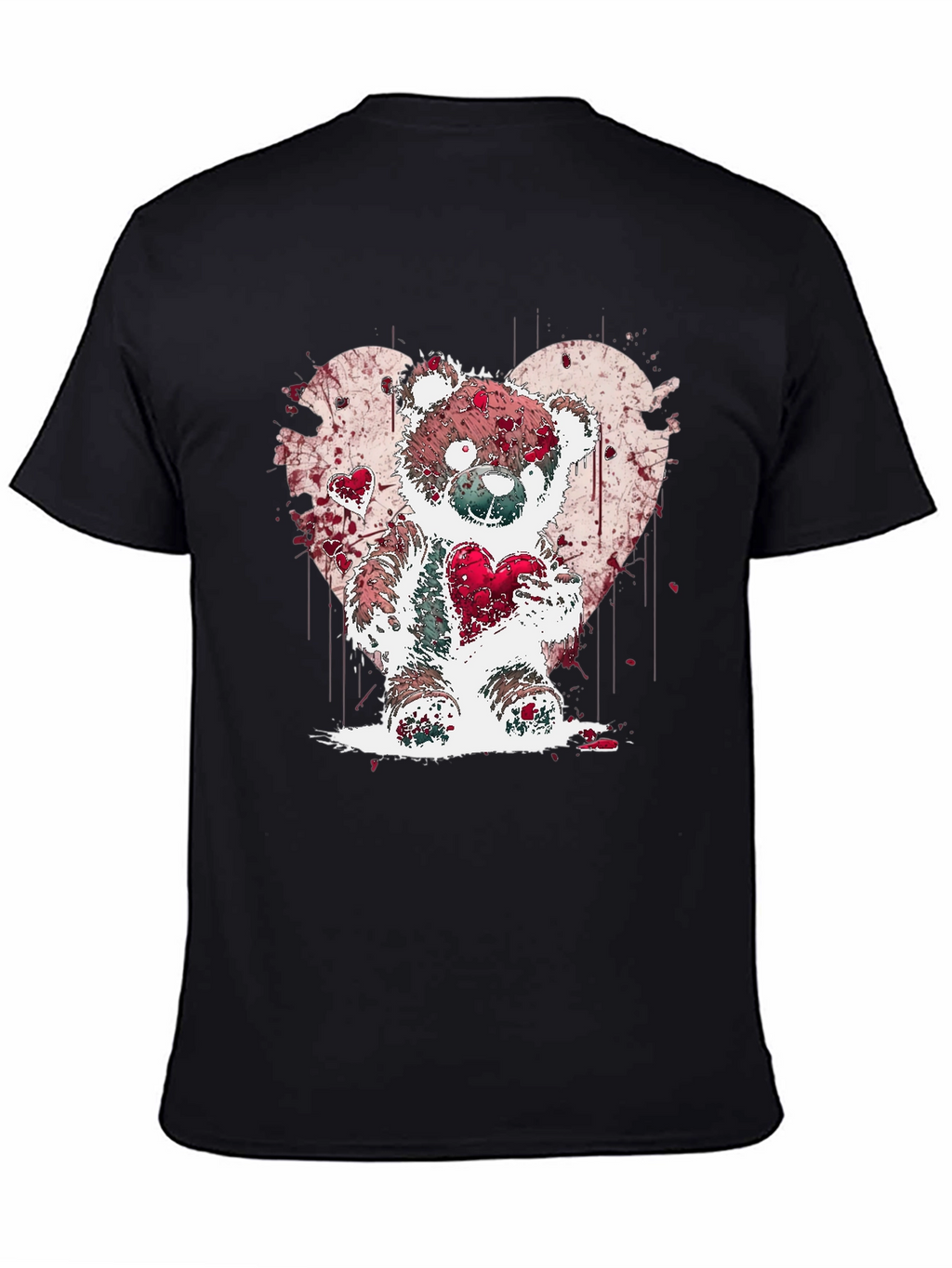 Heart Bear Graphic Tee - Valentines Day