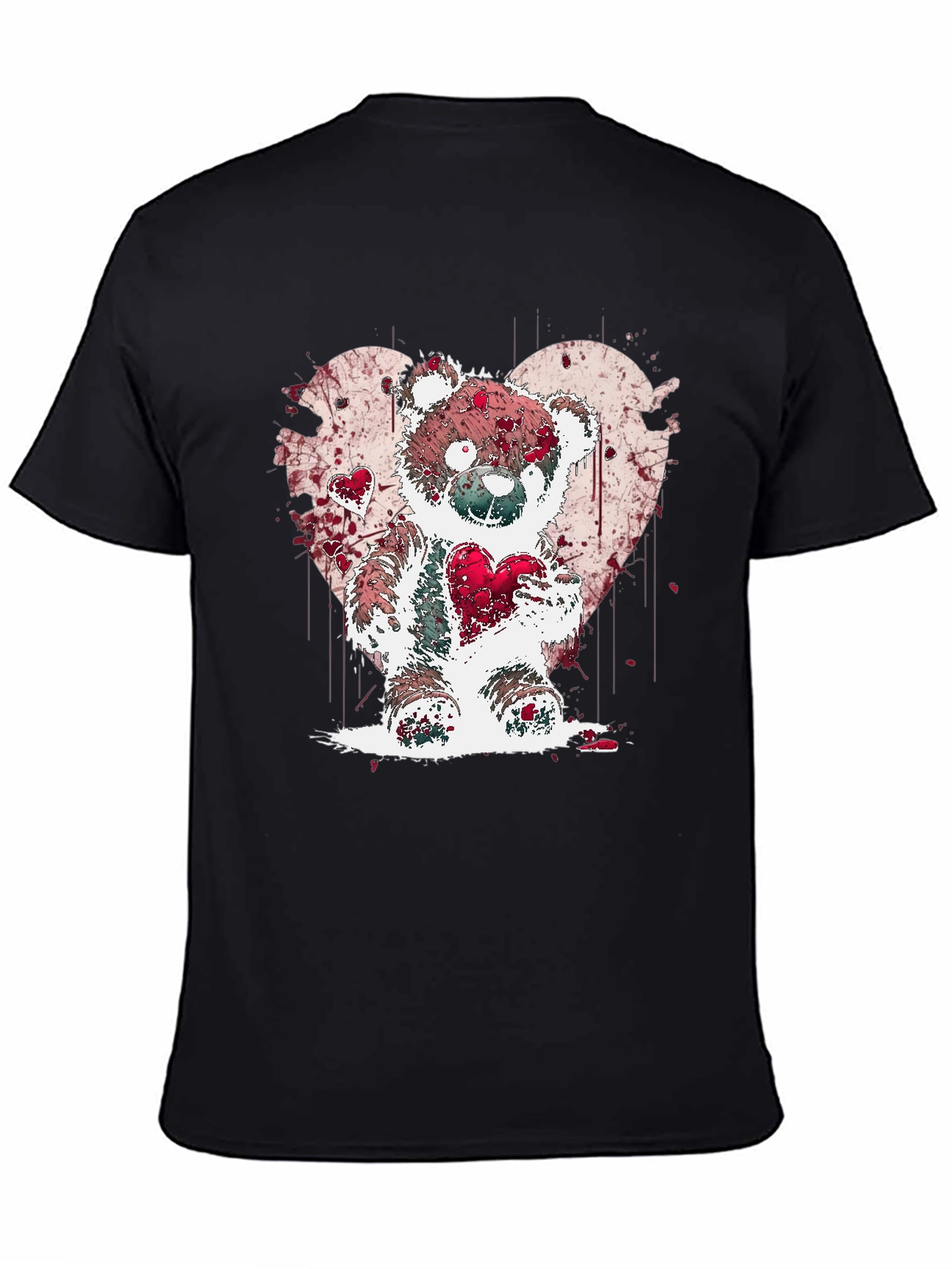 Heart Bear Graphic Tee - Valentines Day