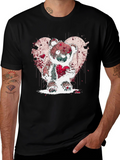Heart Bear Graphic Tee - Valentines Day