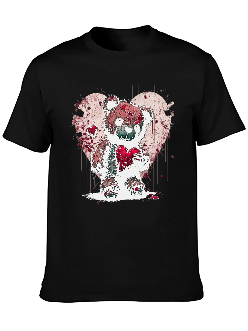 Heart Bear Graphic Tee - Valentines Day