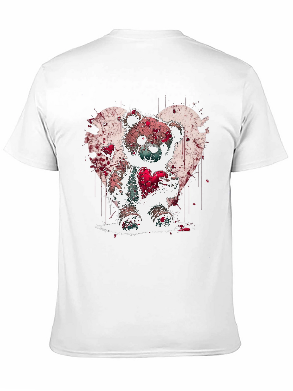 Heart Bear Graphic Tee - Valentines Day