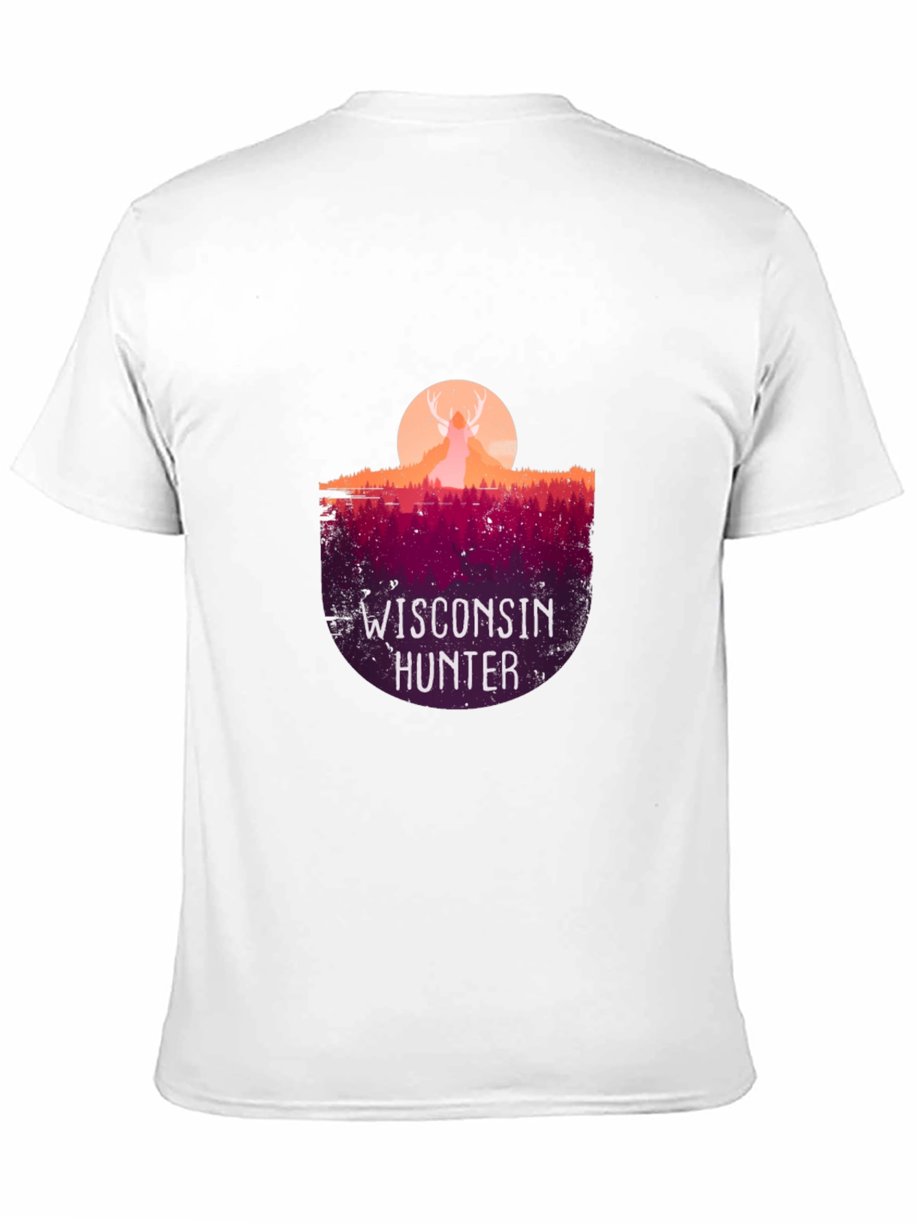 Wisconsin Hunter Graphic Tee - Black