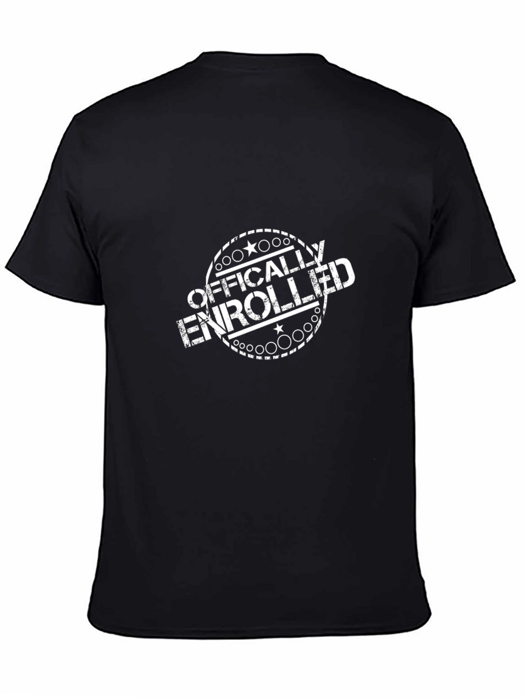 Officially Enrolled Black T-Shirt