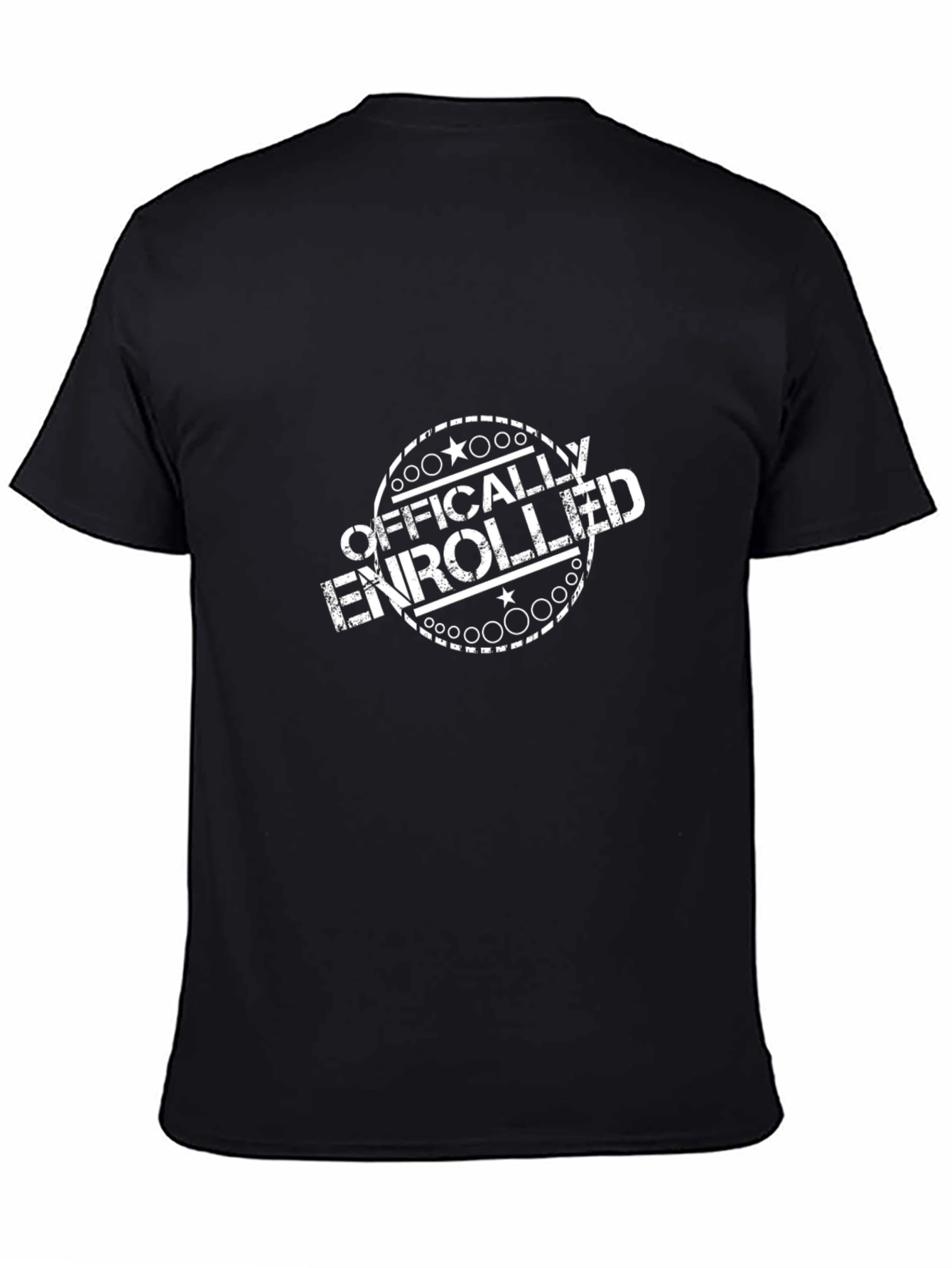 Officially Enrolled Black T-Shirt