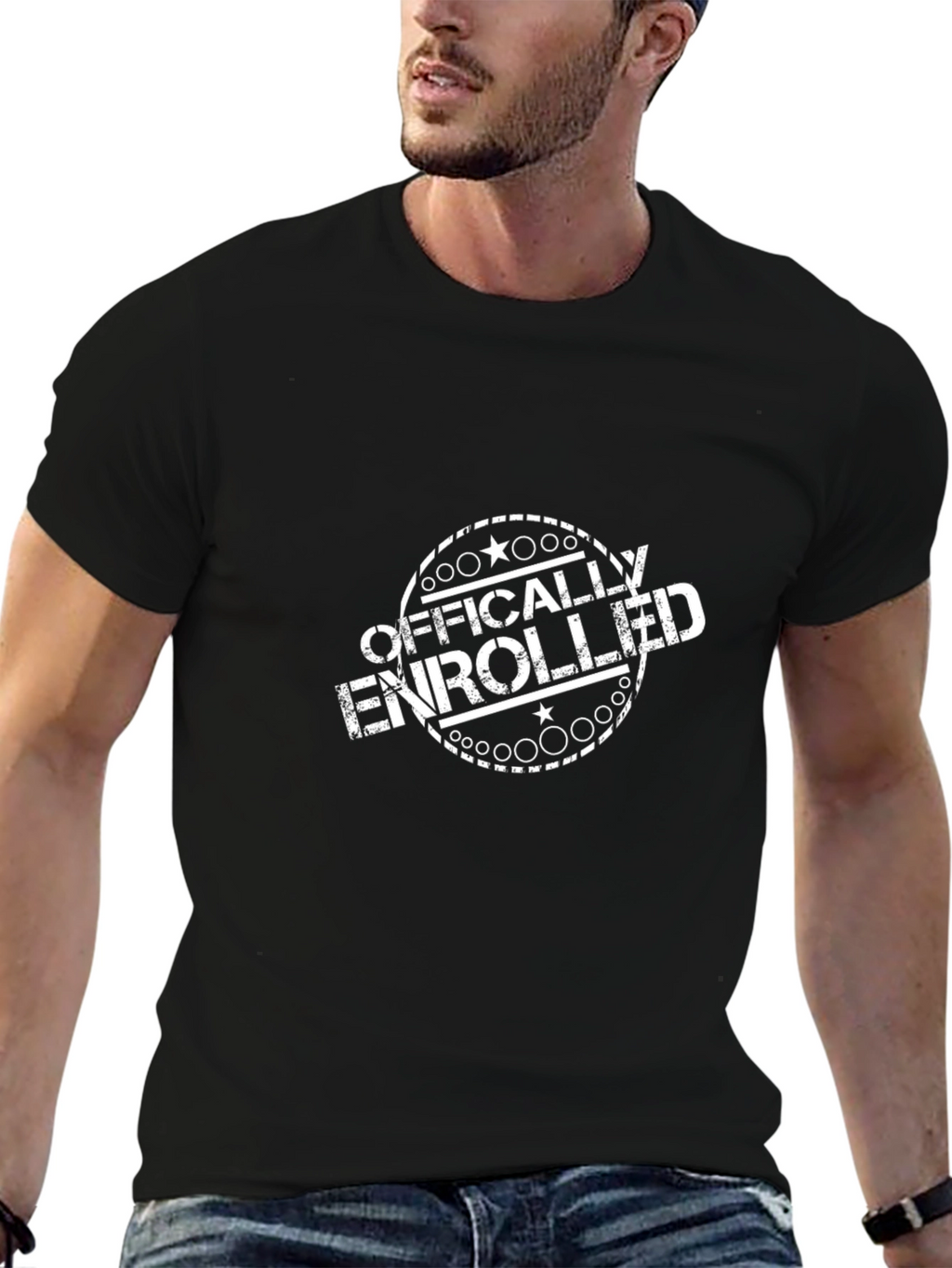 Officially Enrolled Black T-Shirt