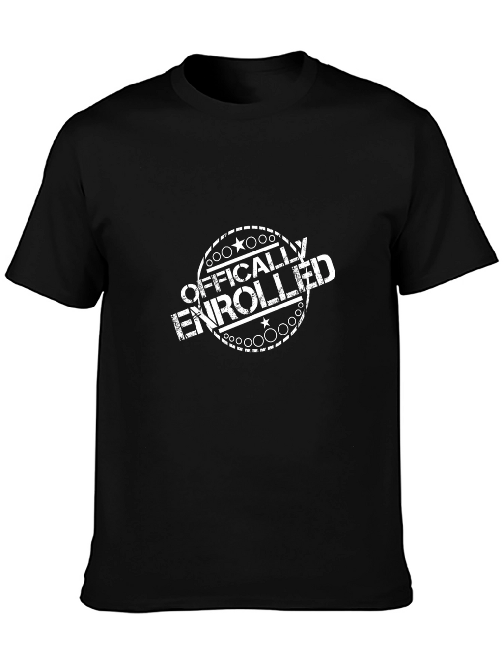 Officially Enrolled Black T-Shirt