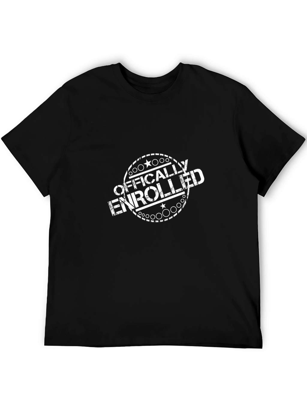 Officially Enrolled Black T-Shirt