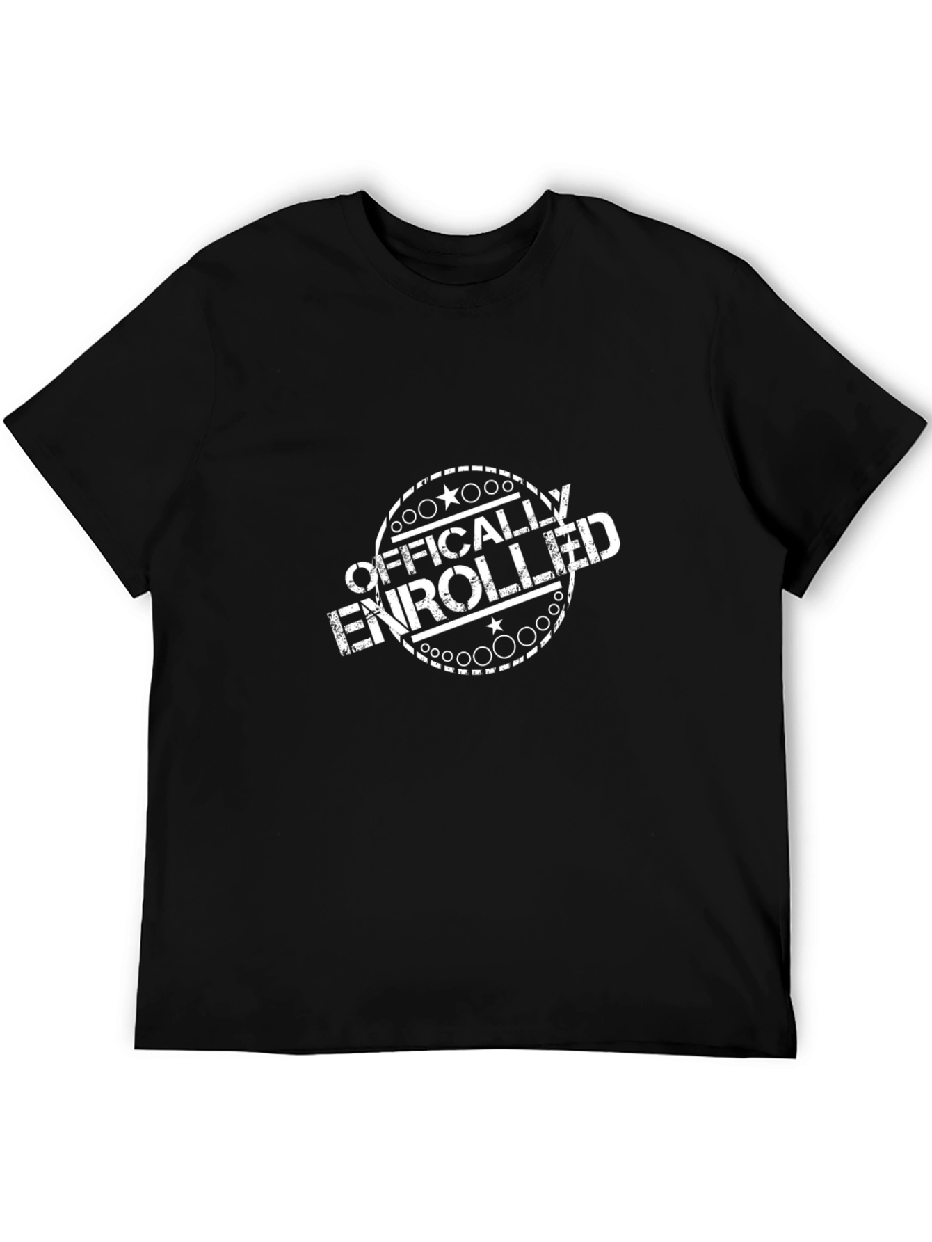 Officially Enrolled Black T-Shirt