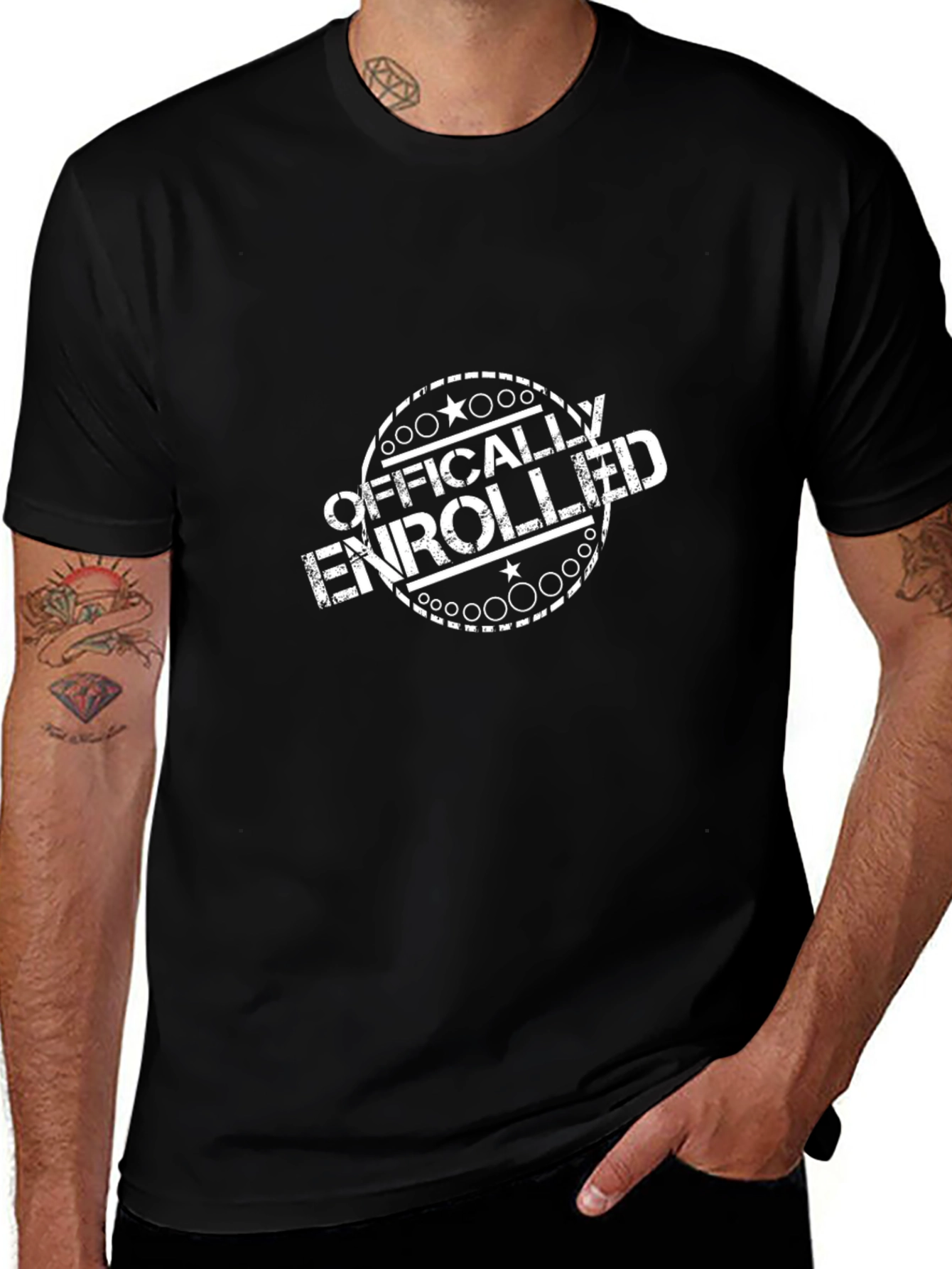Officially Enrolled Black T-Shirt