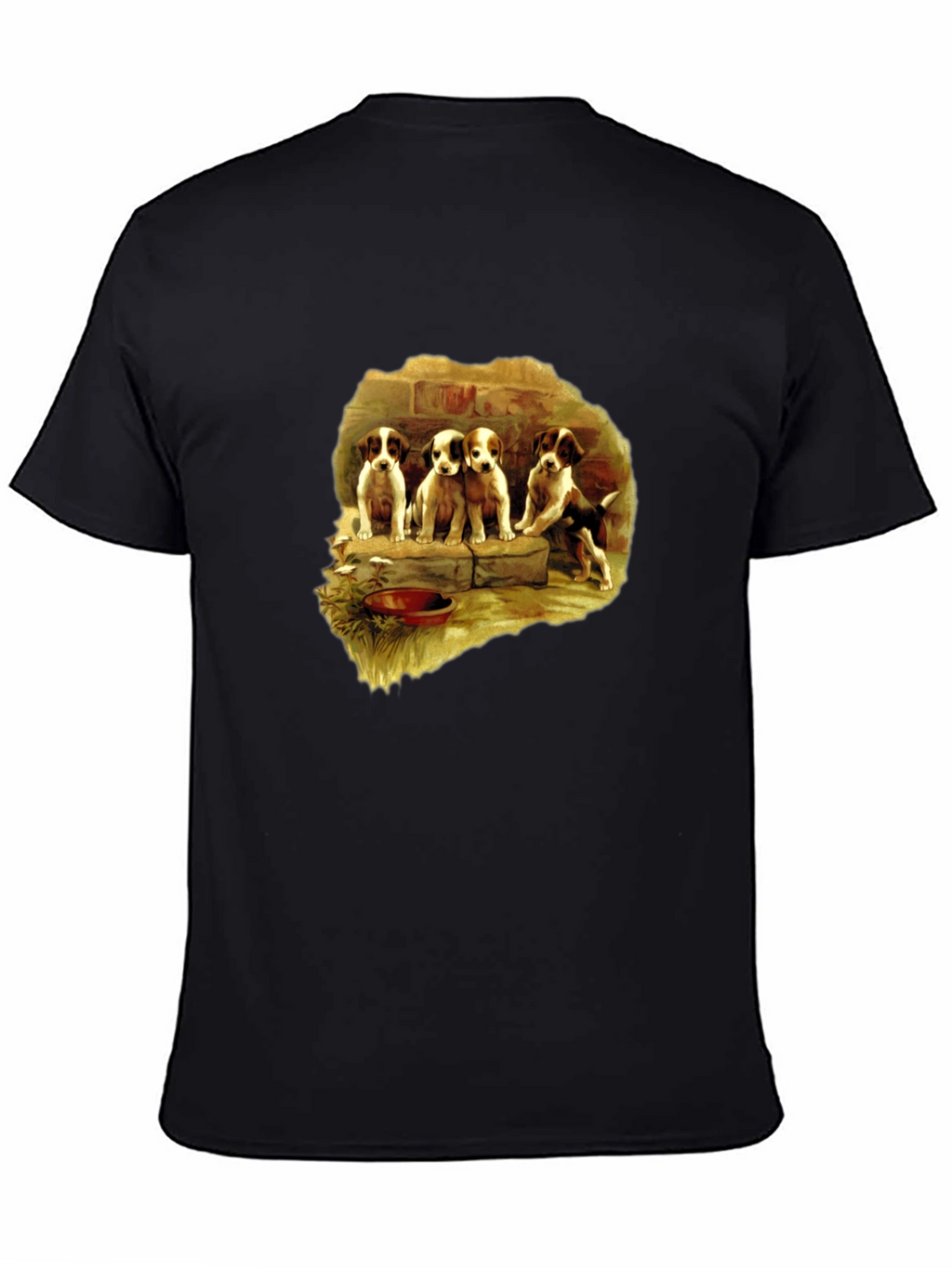 Vintage Puppies T-Shirt – Cute Dog Lover Graphic Tee