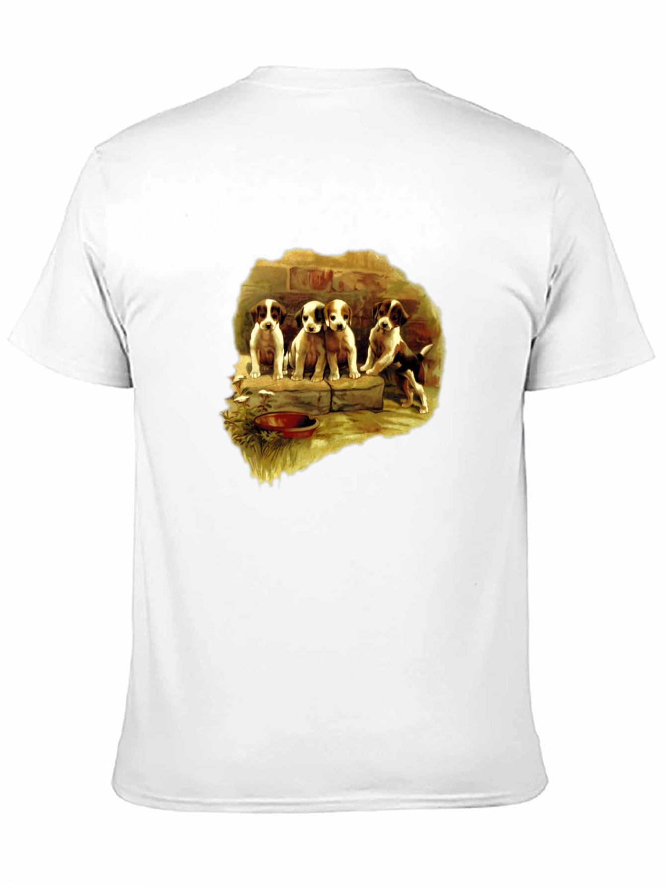 Vintage Puppies T-Shirt – Cute Dog Lover Graphic Tee