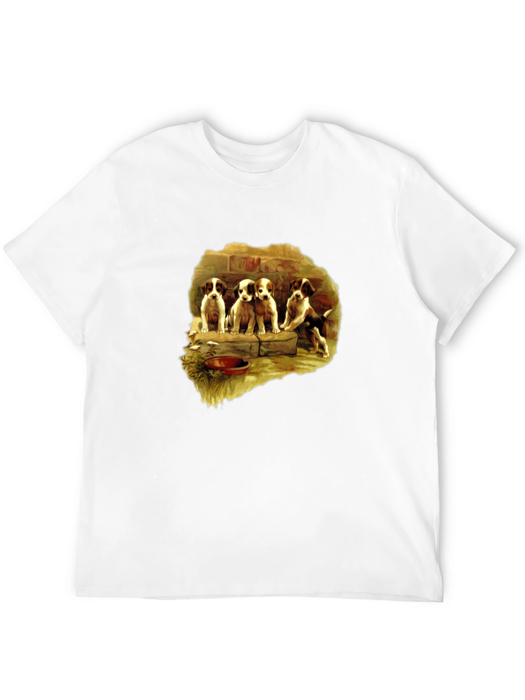 Vintage Puppies T-Shirt – Cute Dog Lover Graphic Tee