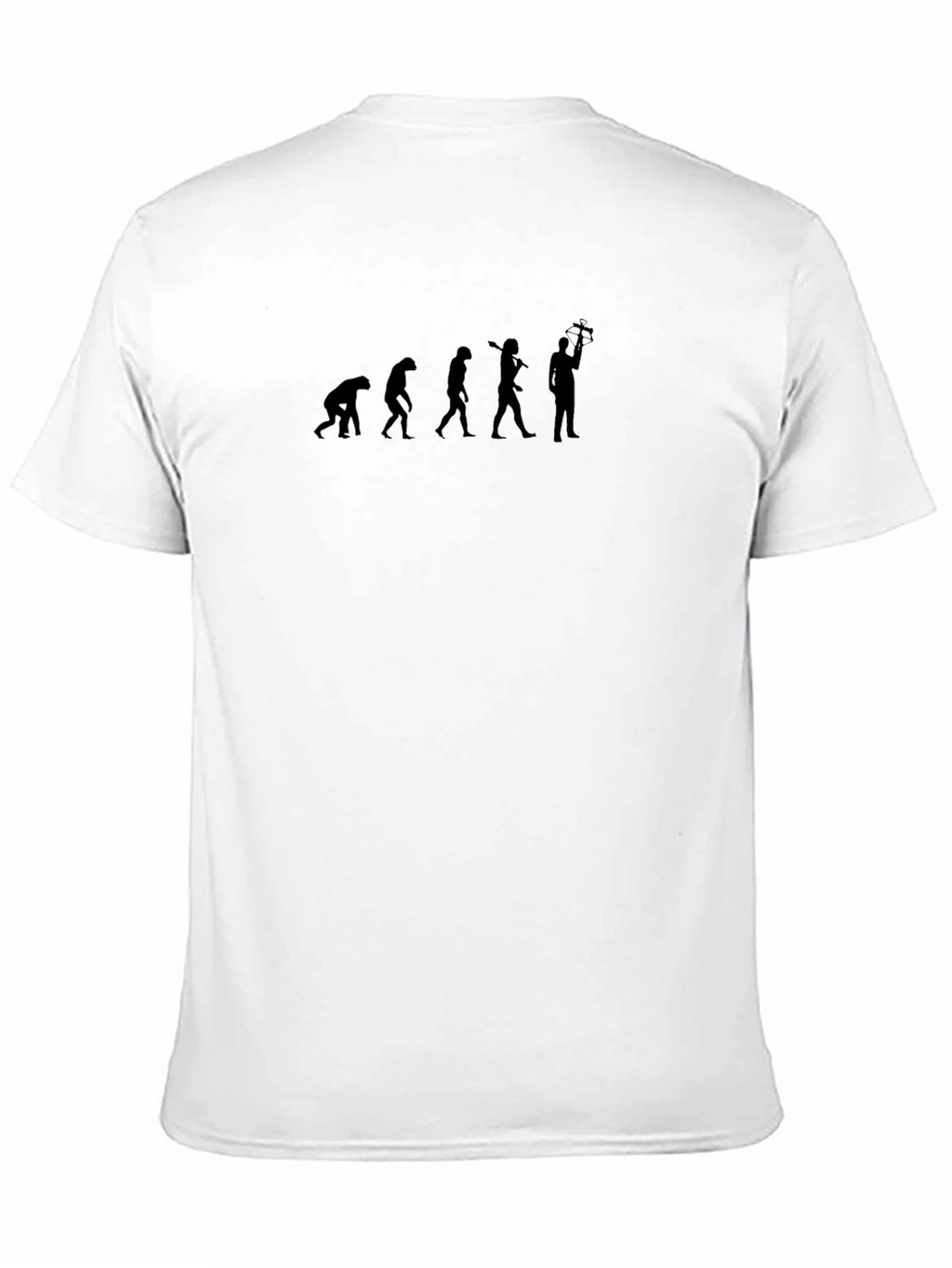 Evolution of Man Rock Climbing T-Shirt