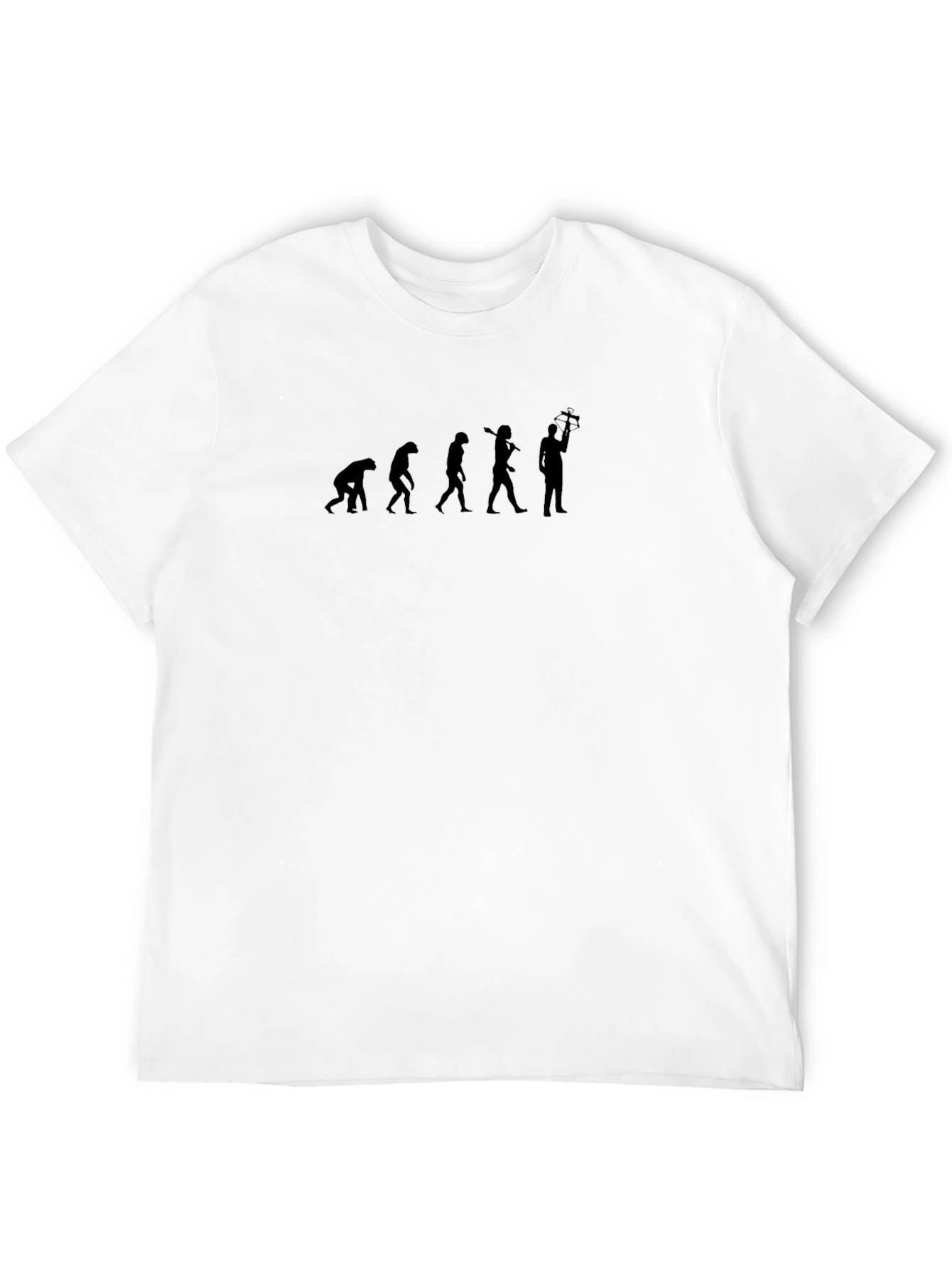 Evolution of Man Rock Climbing T-Shirt