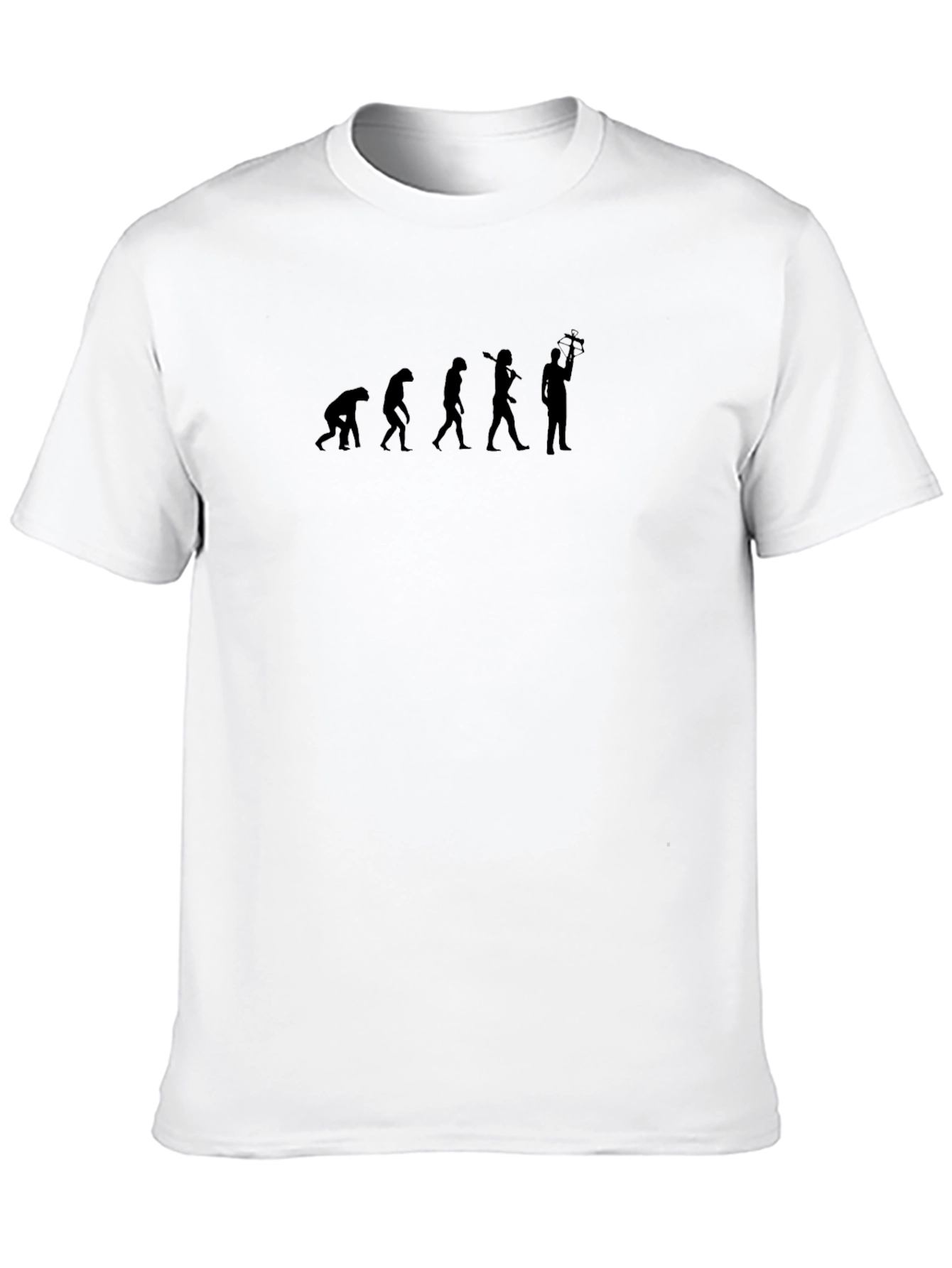 Evolution of Man Rock Climbing T-Shirt
