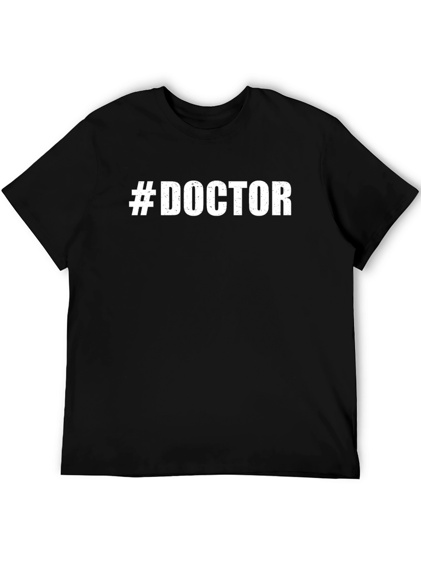 #Doctor Graphic Tee - Black Short Sleeve