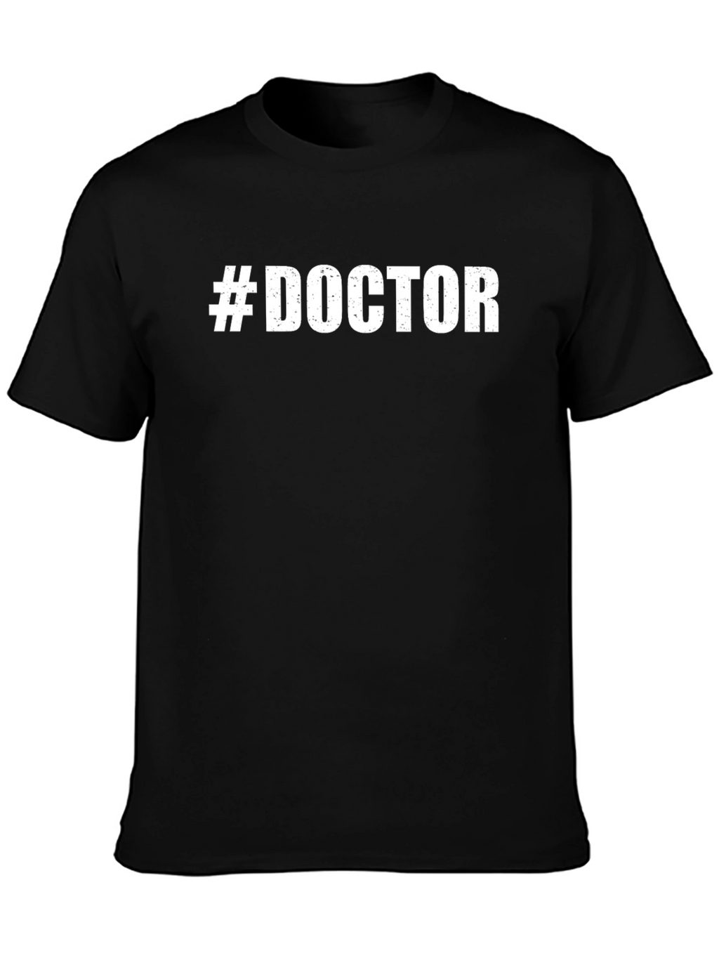 #Doctor Graphic Tee - Black Short Sleeve